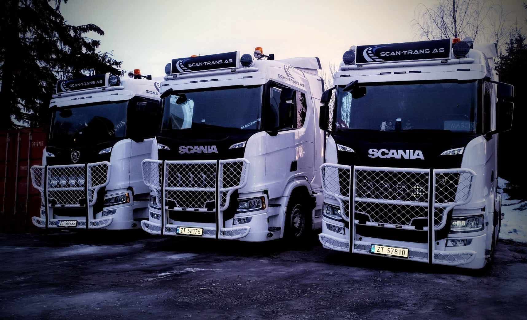 Scan-Trans heavy transport on Norwegian roads